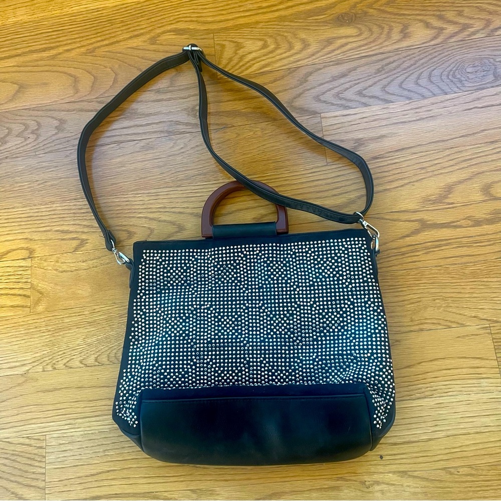 Rocking Steve Madden Rhinestone Shoulder Handbag - Picture 3 of 5
